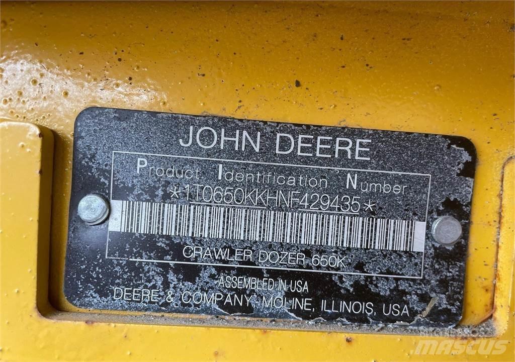John Deere 650K LGP 크롤러 도저
