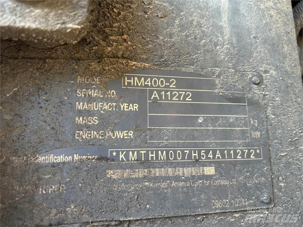 Komatsu HM400-2 연결식 홀러
