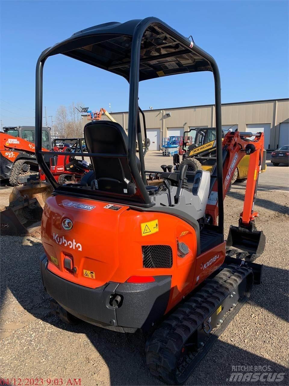 Kubota KX018-4 소형 굴삭기 7톤 미만