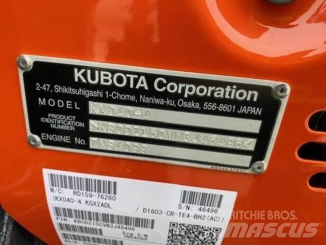 Kubota KX040-4 소형 굴삭기 7톤 미만