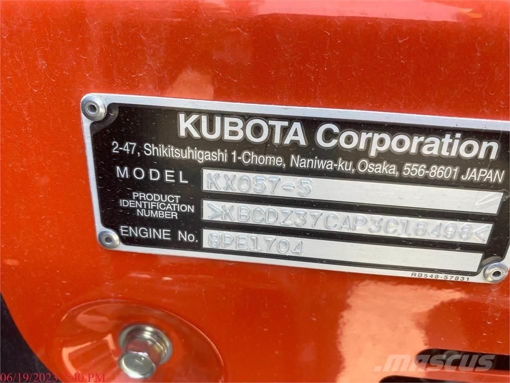 Kubota KX057-5 대형 굴삭기 29톤 이상