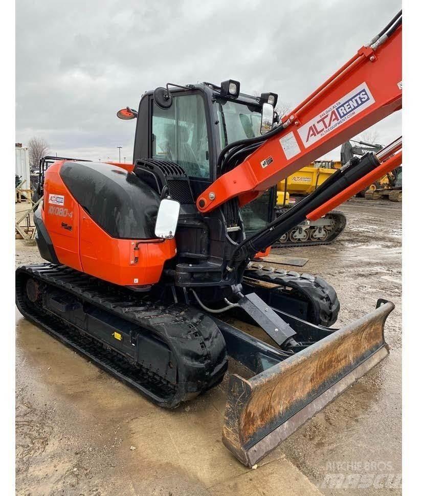 Kubota KX080 임업정리 헤드커터기
