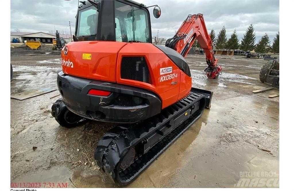 Kubota KX080 임업정리 헤드커터기