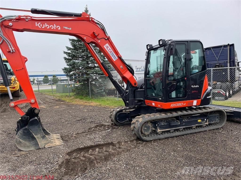 Kubota KX080-4 대형 굴삭기 29톤 이상
