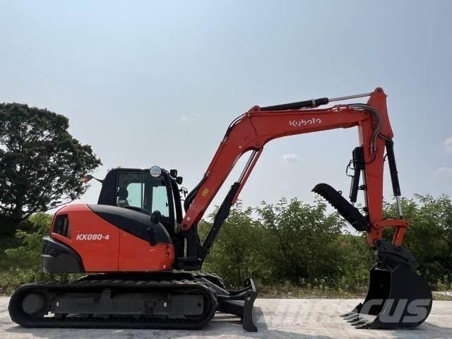 Kubota KX080-4A 대형 굴삭기 29톤 이상