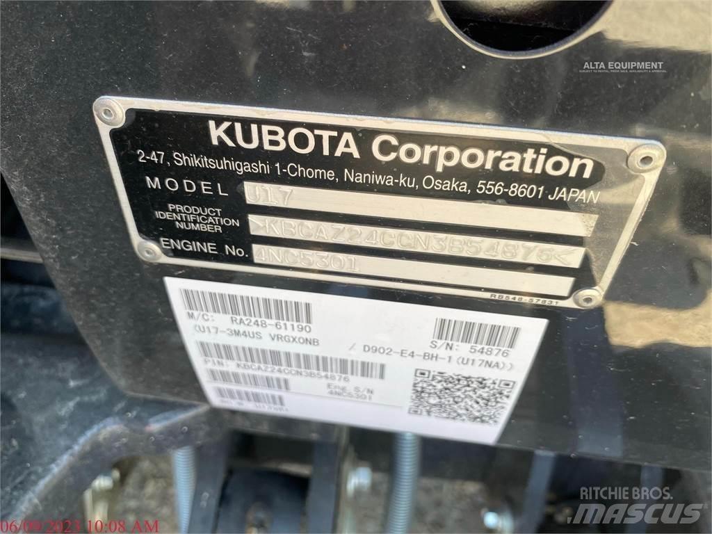 Kubota U17 소형 굴삭기 7톤 미만