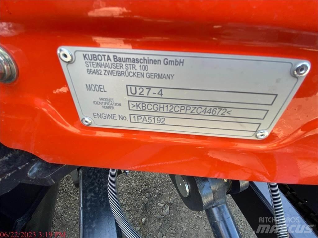 Kubota U27-4 소형 굴삭기 7톤 미만