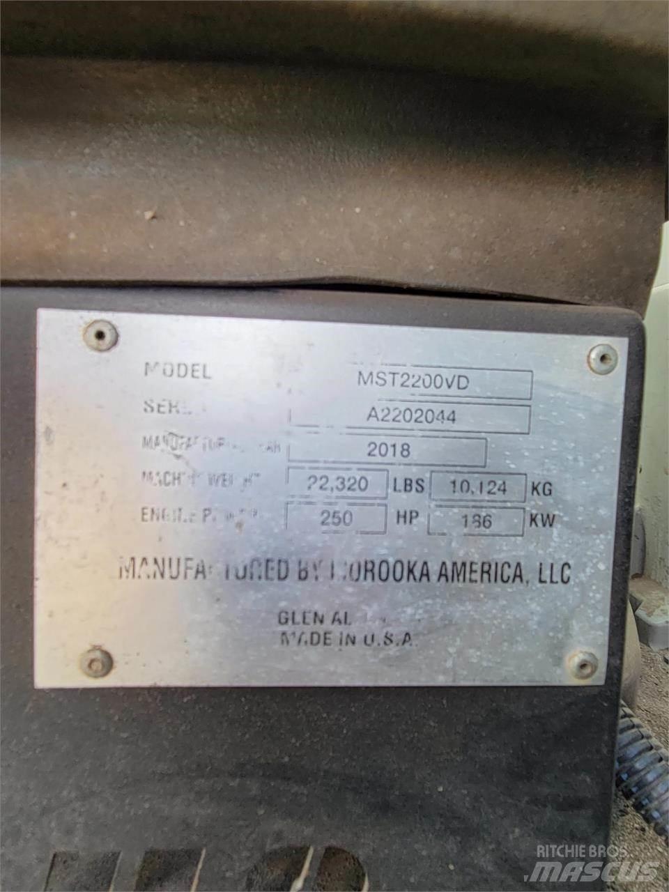 Morooka MST2200VD  궤도식 덤프