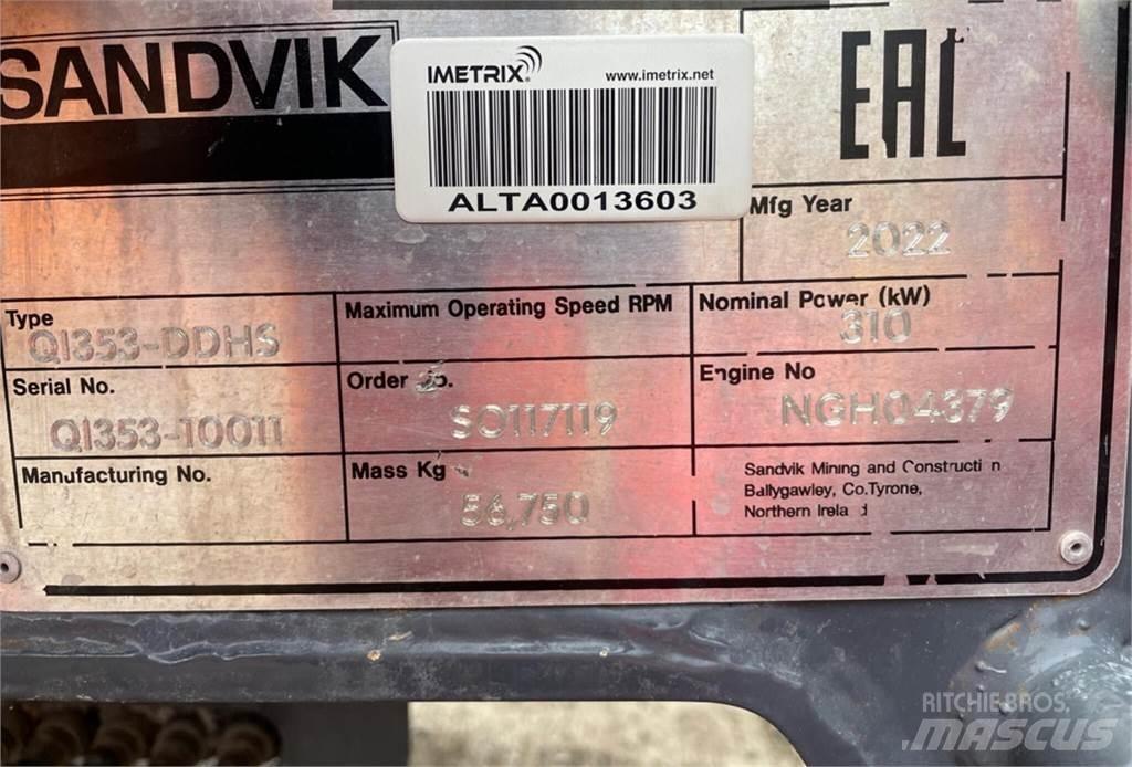 Sandvik QI353-DDHS 크러셔