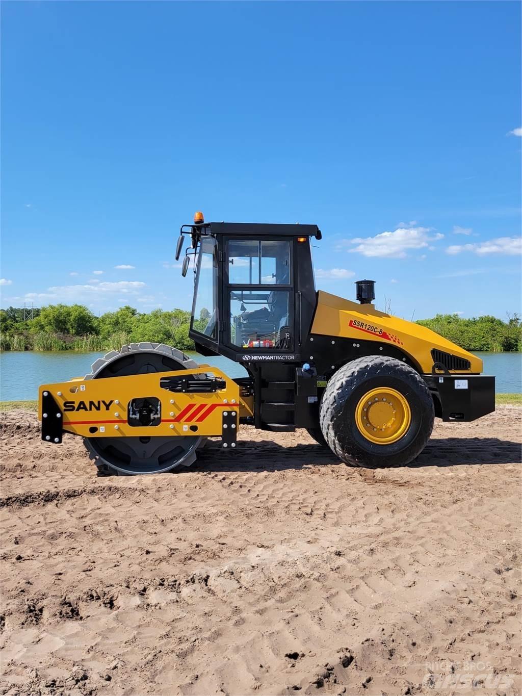 Sany SSR120C-8 트윈 드럼 롤러