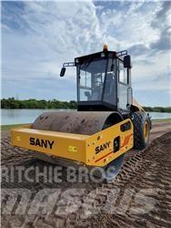 Sany SSR120C-8 트윈 드럼 롤러