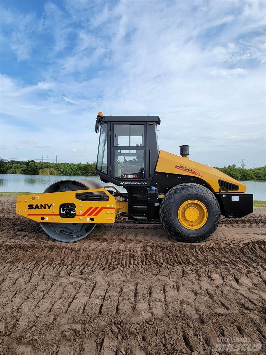 Sany SSR120C-8 트윈 드럼 롤러