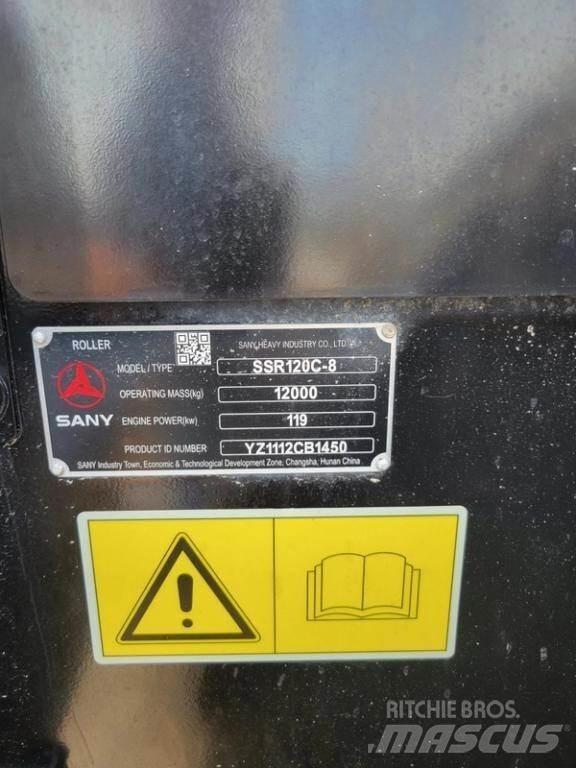 Sany SSR120C-8 트윈 드럼 롤러
