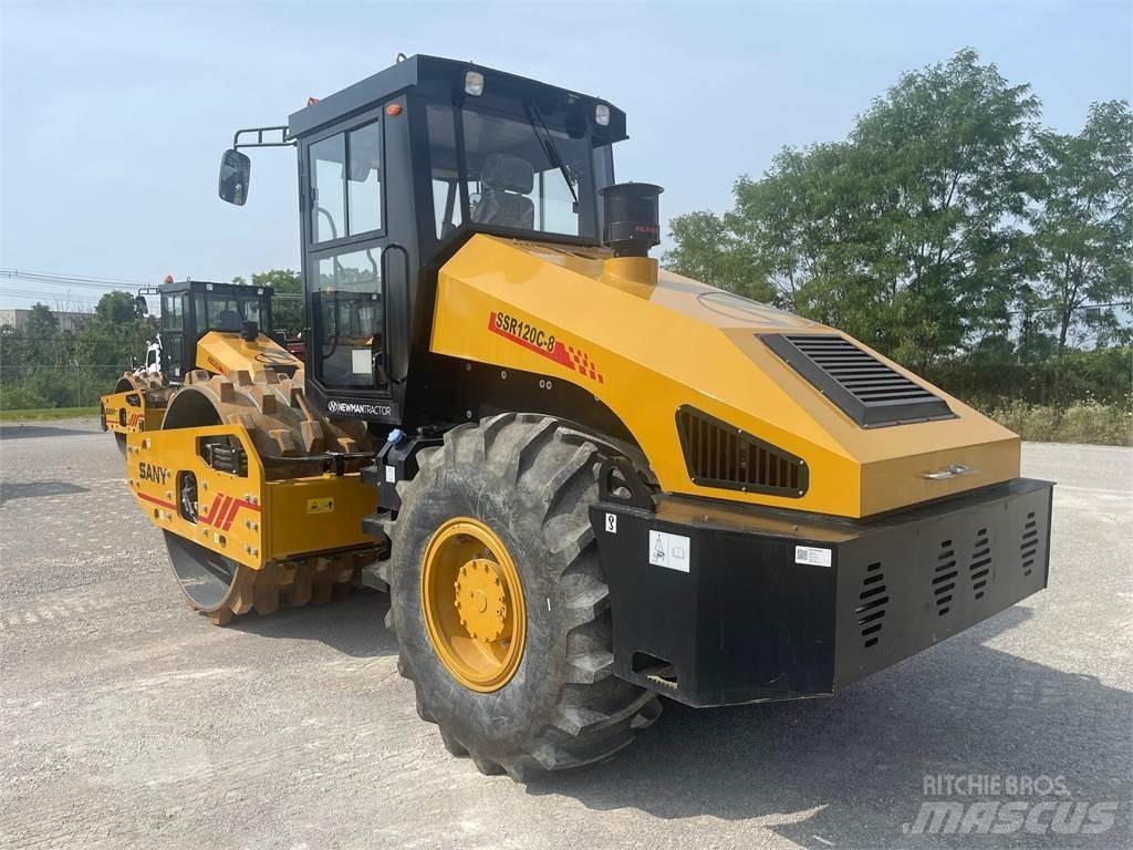 Sany SSR120C-8 트윈 드럼 롤러