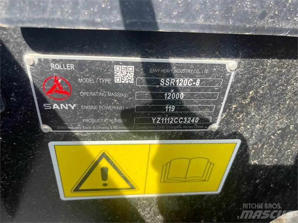 Sany SSR120C-8 트윈 드럼 롤러