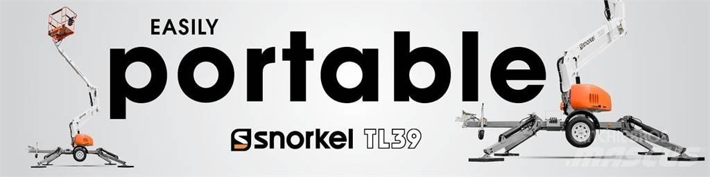 Snorkel TL39 트레일러 탑재 고소작업대