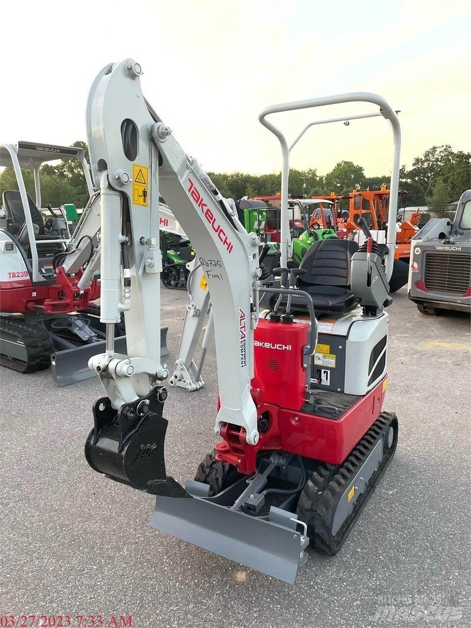 Takeuchi TB210R 소형 굴삭기 7톤 미만