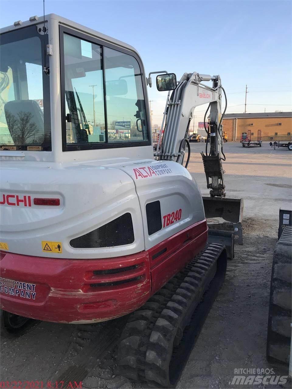 Takeuchi TB240 소형 굴삭기 7톤 미만