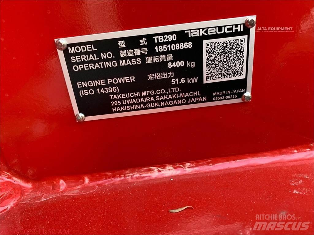 Takeuchi TB290 대형 굴삭기 29톤 이상