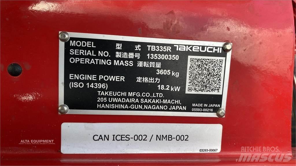 Takeuchi TB335R 소형 굴삭기 7톤 미만