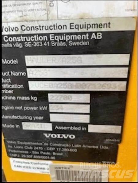 Volvo A25G 연결식 홀러