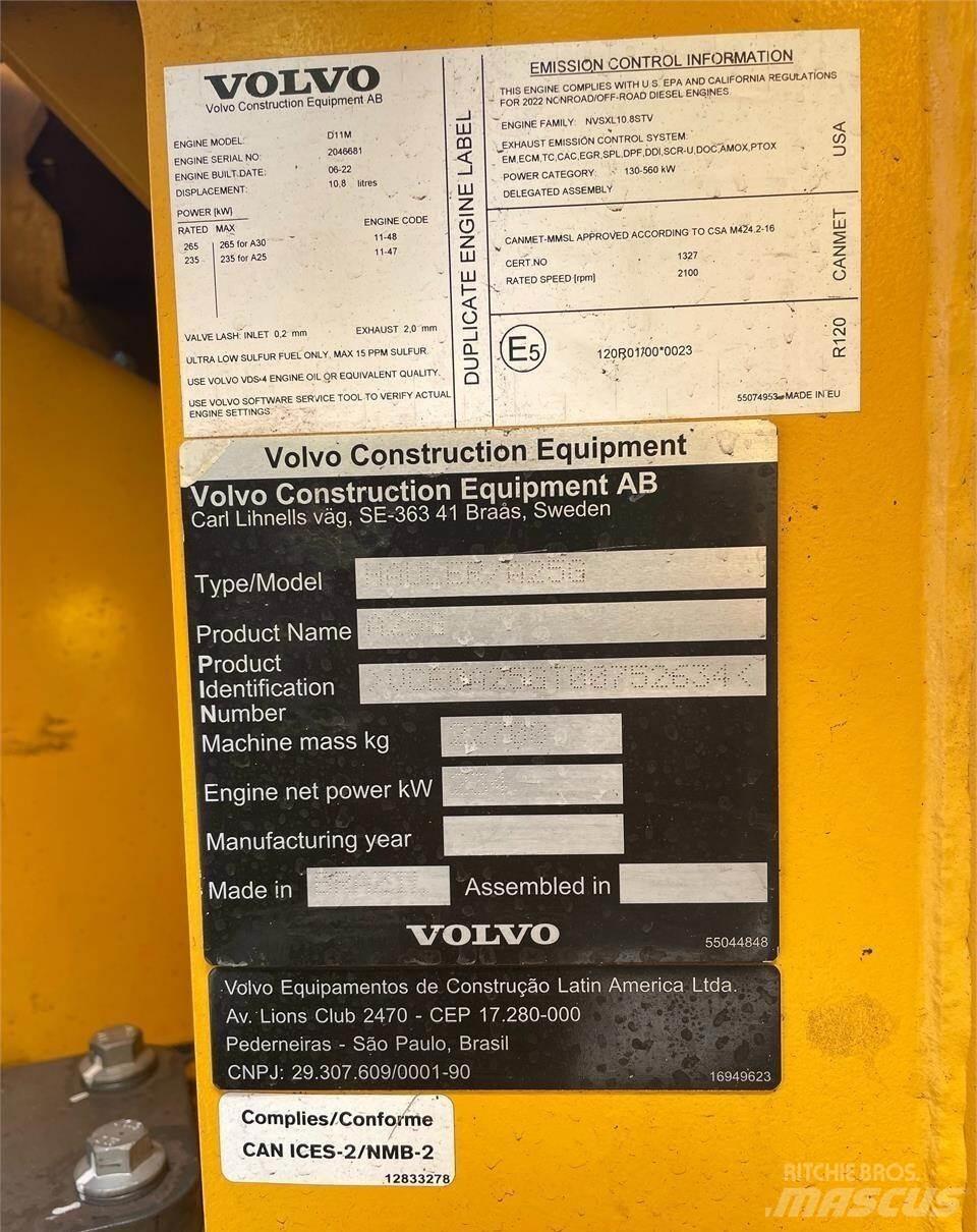Volvo A25G 연결식 홀러