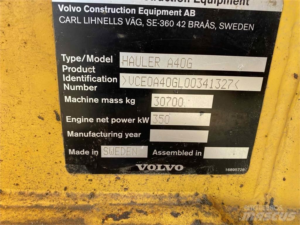 Volvo A40G 연결식 홀러