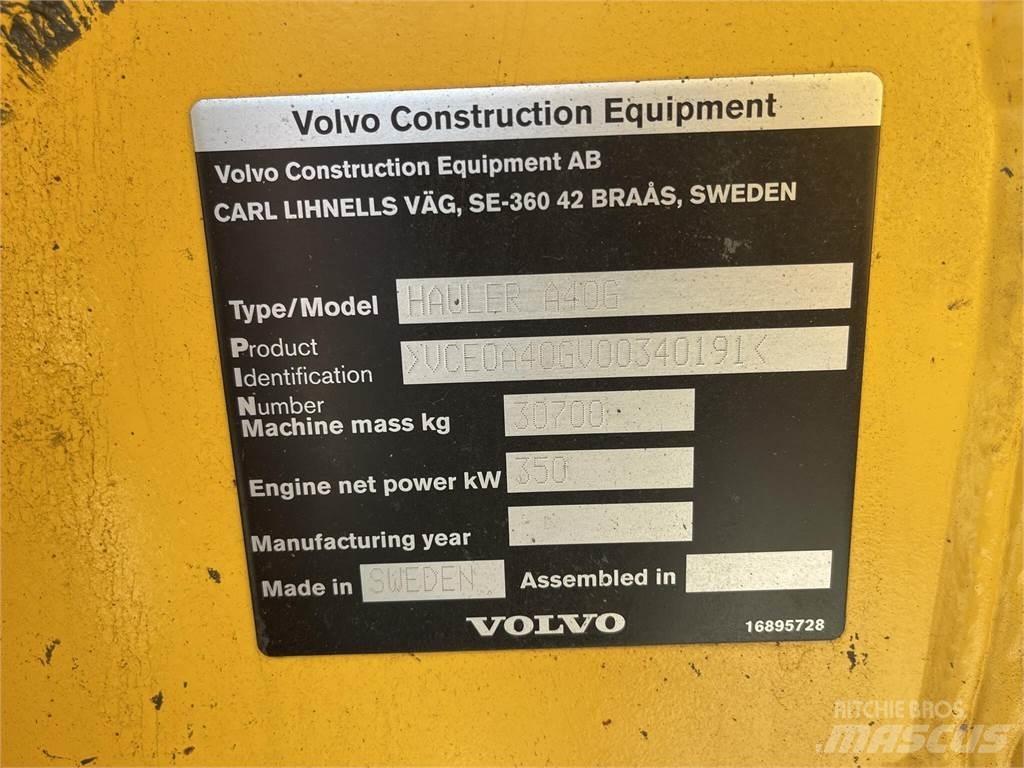 Volvo A40G 급수차
