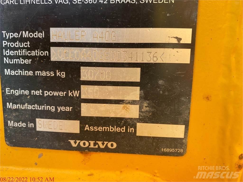 Volvo A40G 연결식 홀러