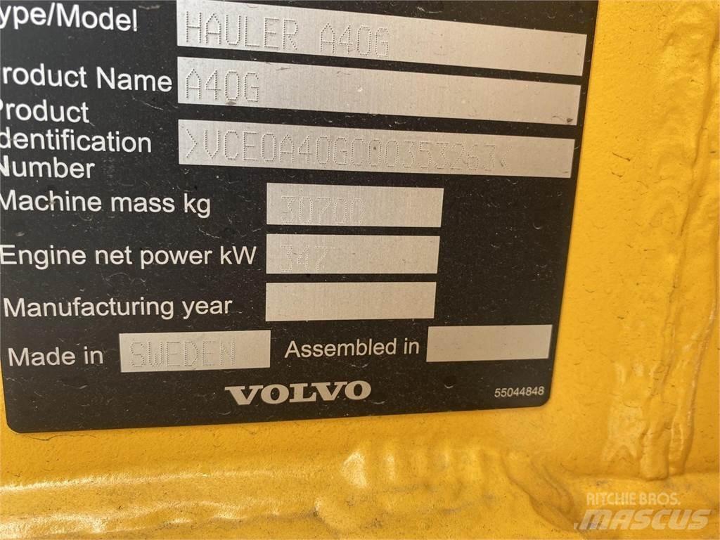 Volvo A40G 연결식 홀러