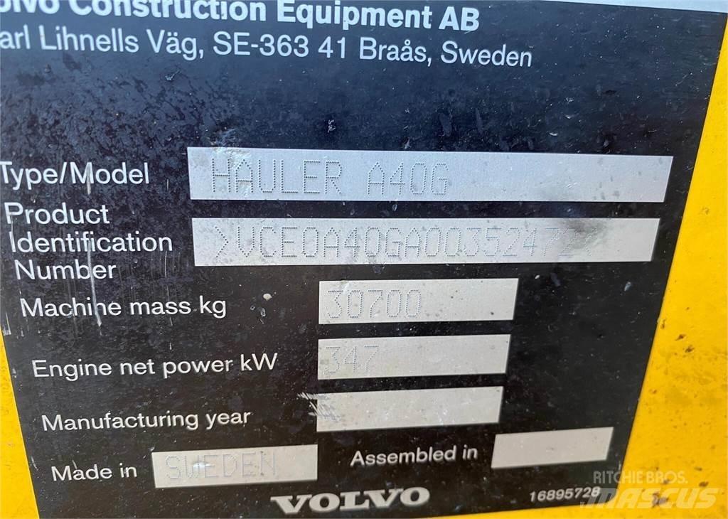 Volvo A40G 연결식 홀러