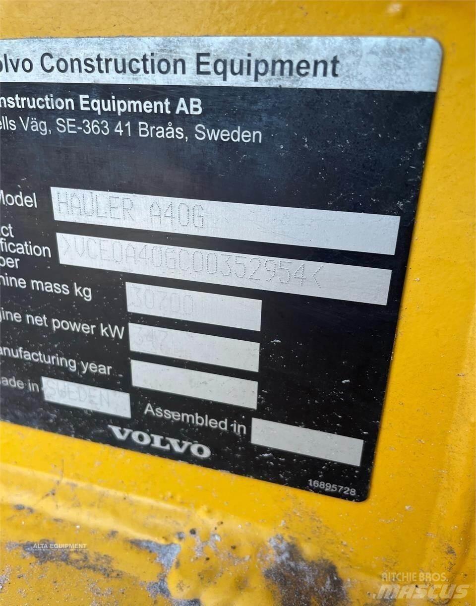 Volvo A40G 연결식 홀러