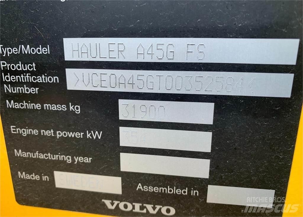 Volvo A45G FS 연결식 홀러