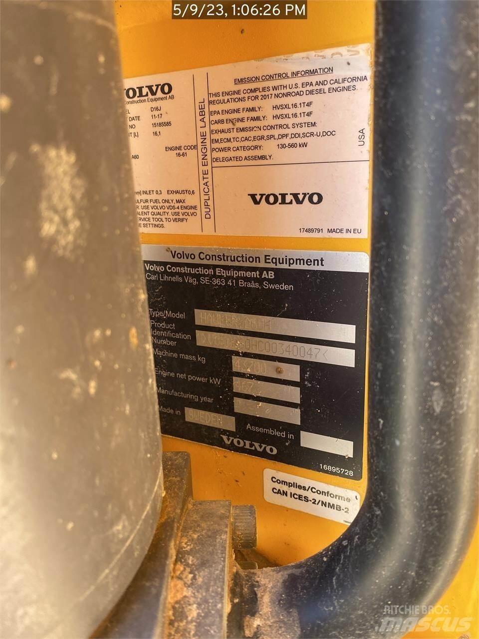 Volvo A60H 연결식 홀러