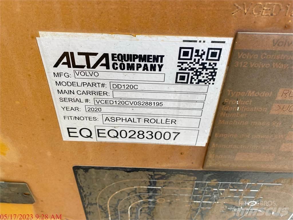 Volvo DD120C 트윈 드럼 롤러