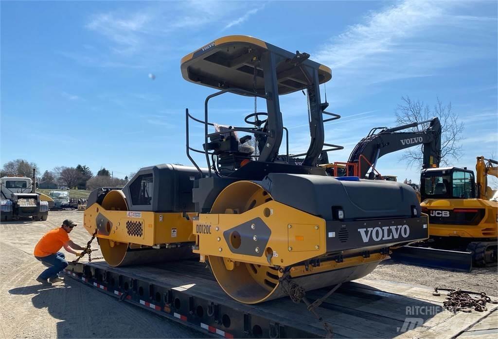 Volvo DD120C 트윈 드럼 롤러