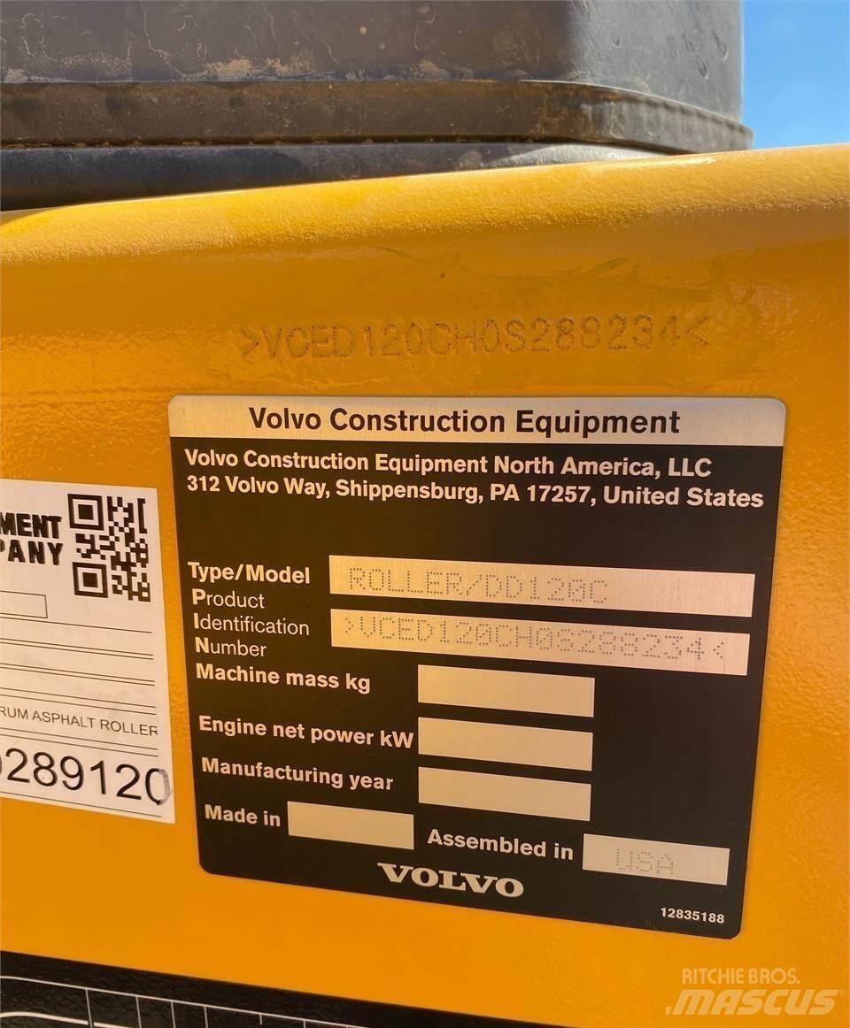 Volvo DD120C 트윈 드럼 롤러