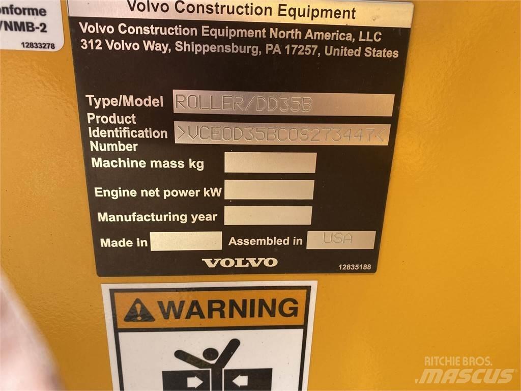 Volvo DD35B 트윈 드럼 롤러