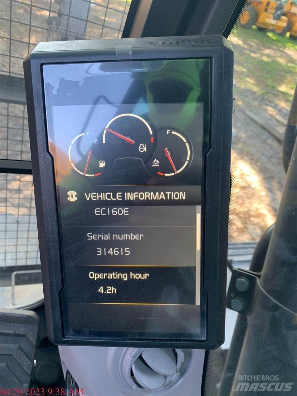 Volvo EC160EL 대형 굴삭기 29톤 이상