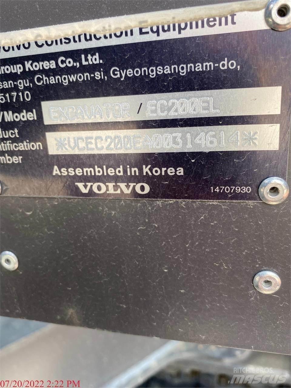 Volvo EC200EL 대형 굴삭기 29톤 이상