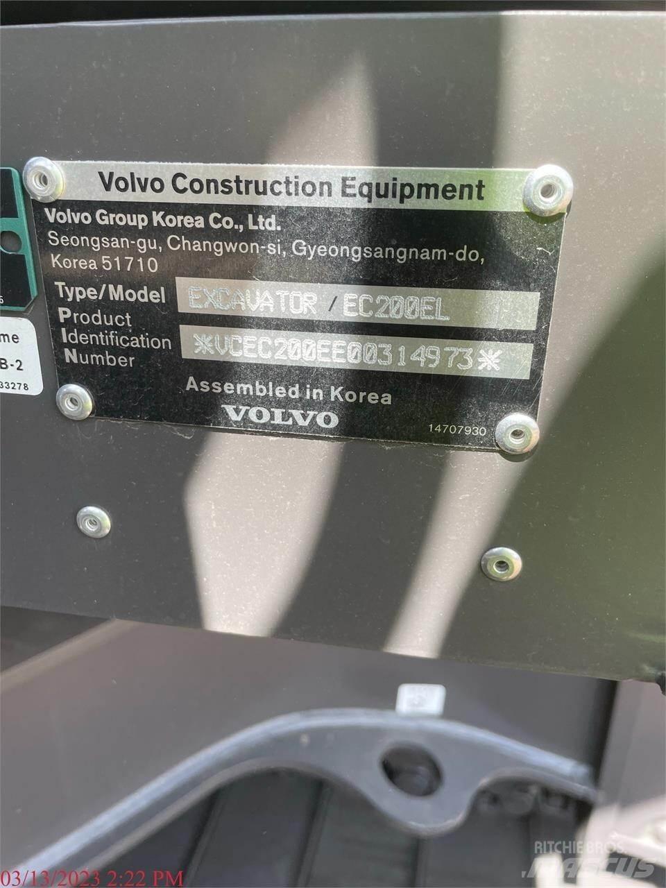 Volvo EC200EL 대형 굴삭기 29톤 이상