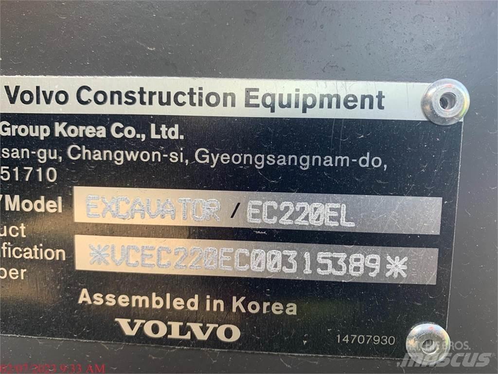 Volvo EC220EL 대형 굴삭기 29톤 이상