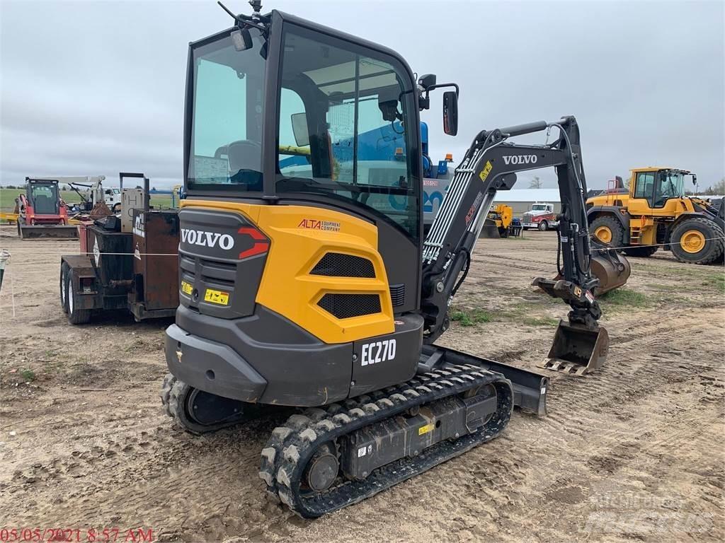 Volvo EC27D 소형 굴삭기 7톤 미만