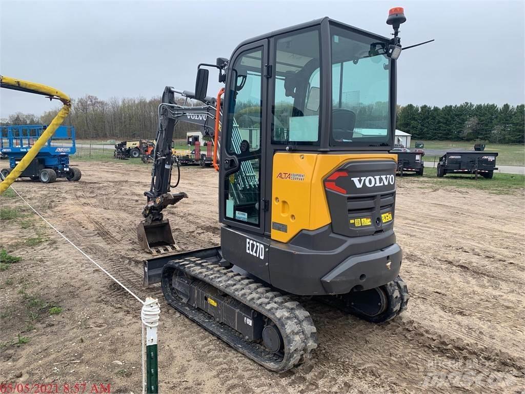 Volvo EC27D 소형 굴삭기 7톤 미만