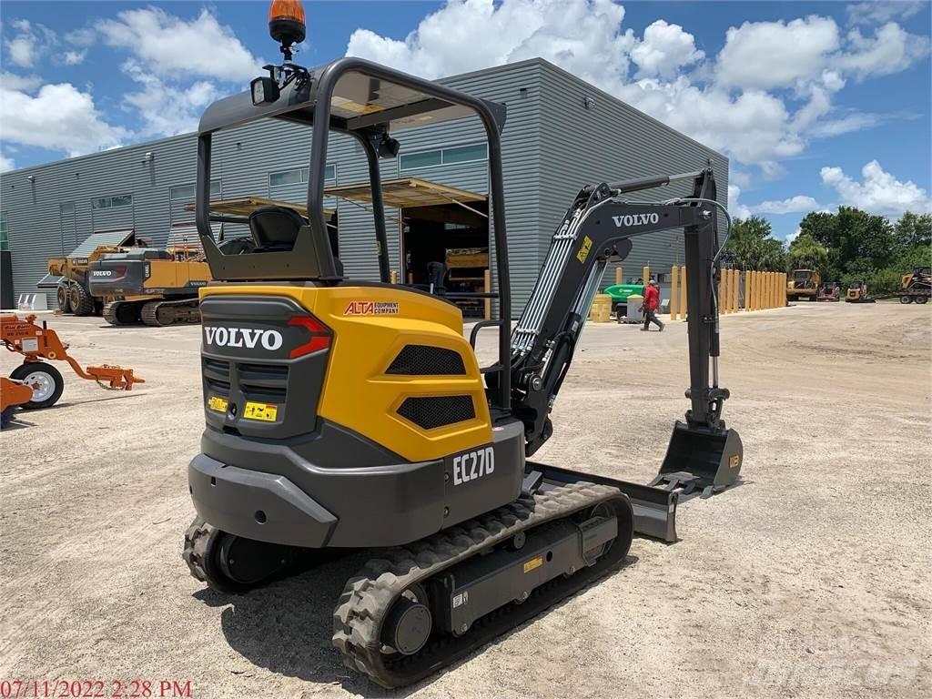Volvo EC27D 소형 굴삭기 7톤 미만