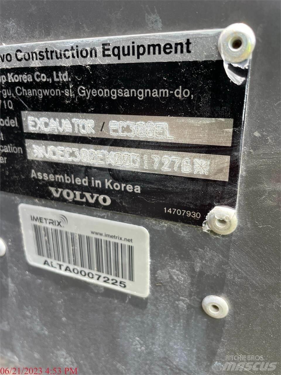 Volvo EC300EL 대형 굴삭기 29톤 이상