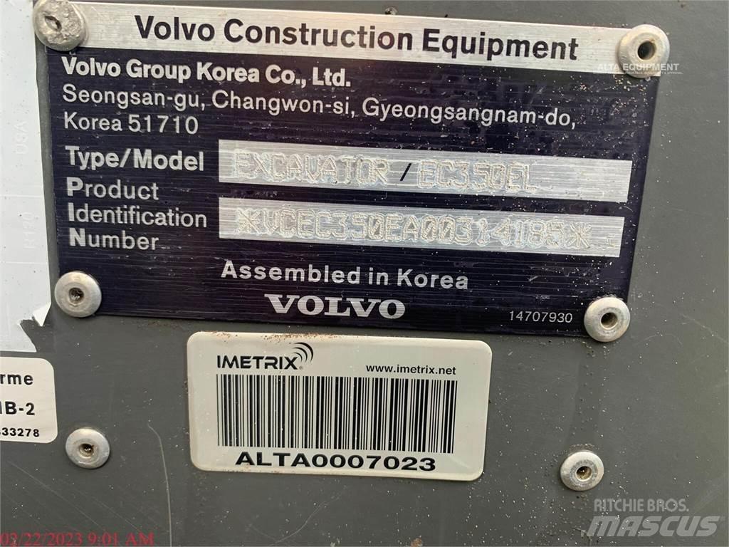 Volvo EC350EL 대형 굴삭기 29톤 이상