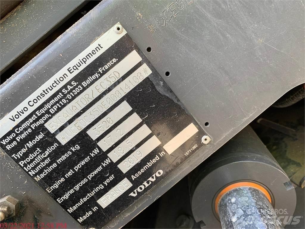 Volvo EC35D 소형 굴삭기 7톤 미만