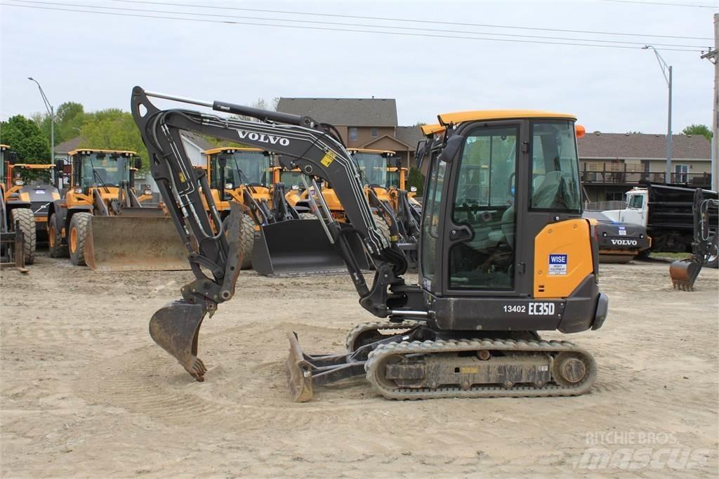 Volvo EC35D 소형 굴삭기 7톤 미만