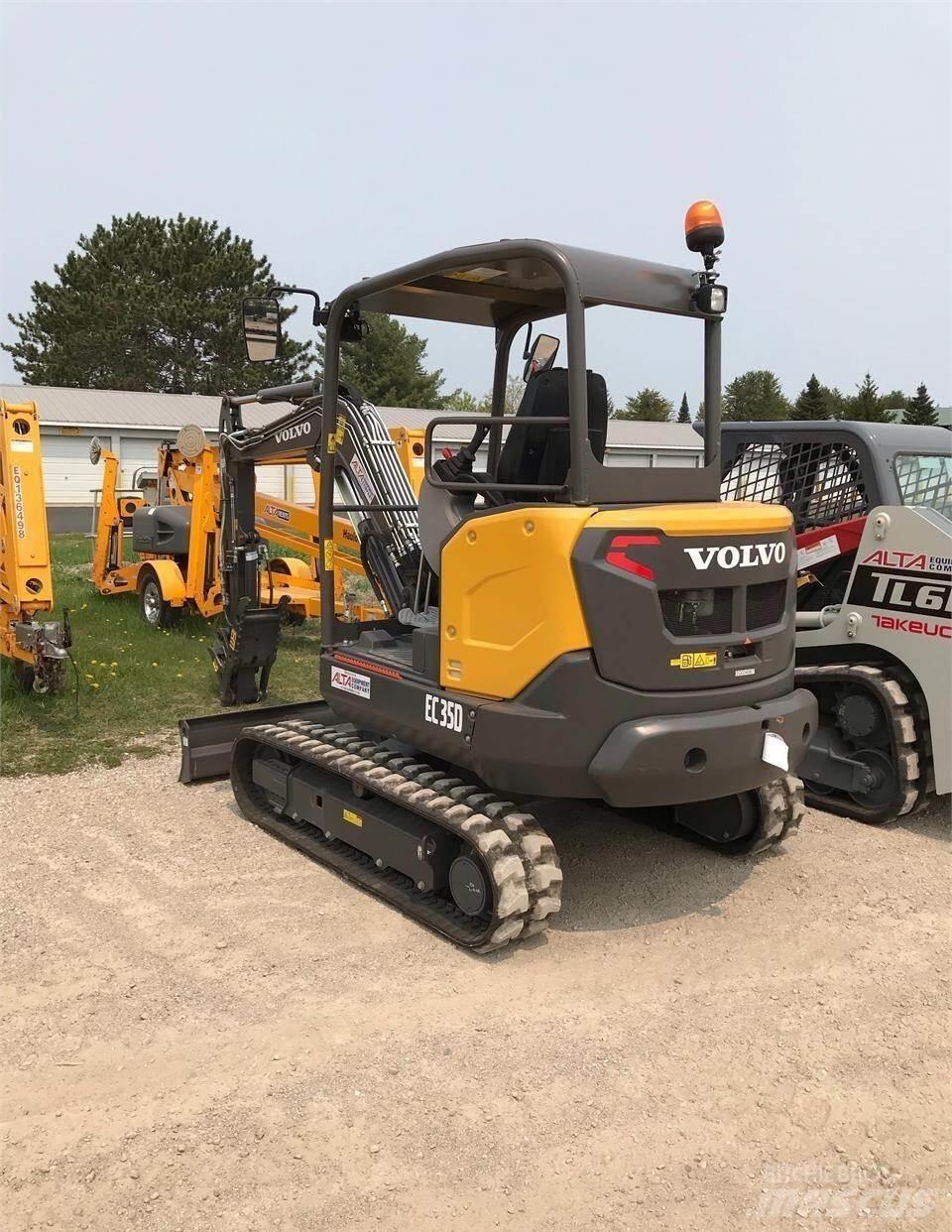 Volvo EC35D 소형 굴삭기 7톤 미만